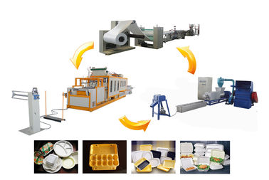 150KW Foam Food Container Machine / Lunch Box Foam Board Production Line