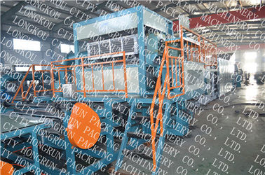 CE certification Automatic PLC control Paper Pulp Egg Tray Machine Natural gas drying oven