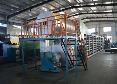 3000pcs/Hr Paper Pulp Molding Machinery with Single Layer Mental Drying Line , paper egg tray machine